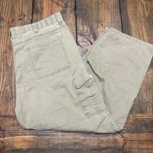 Wrangler Cargo Pants‎ Authentic Issue Relaxed Fit Cotton Khaki, Mens 44x32, work